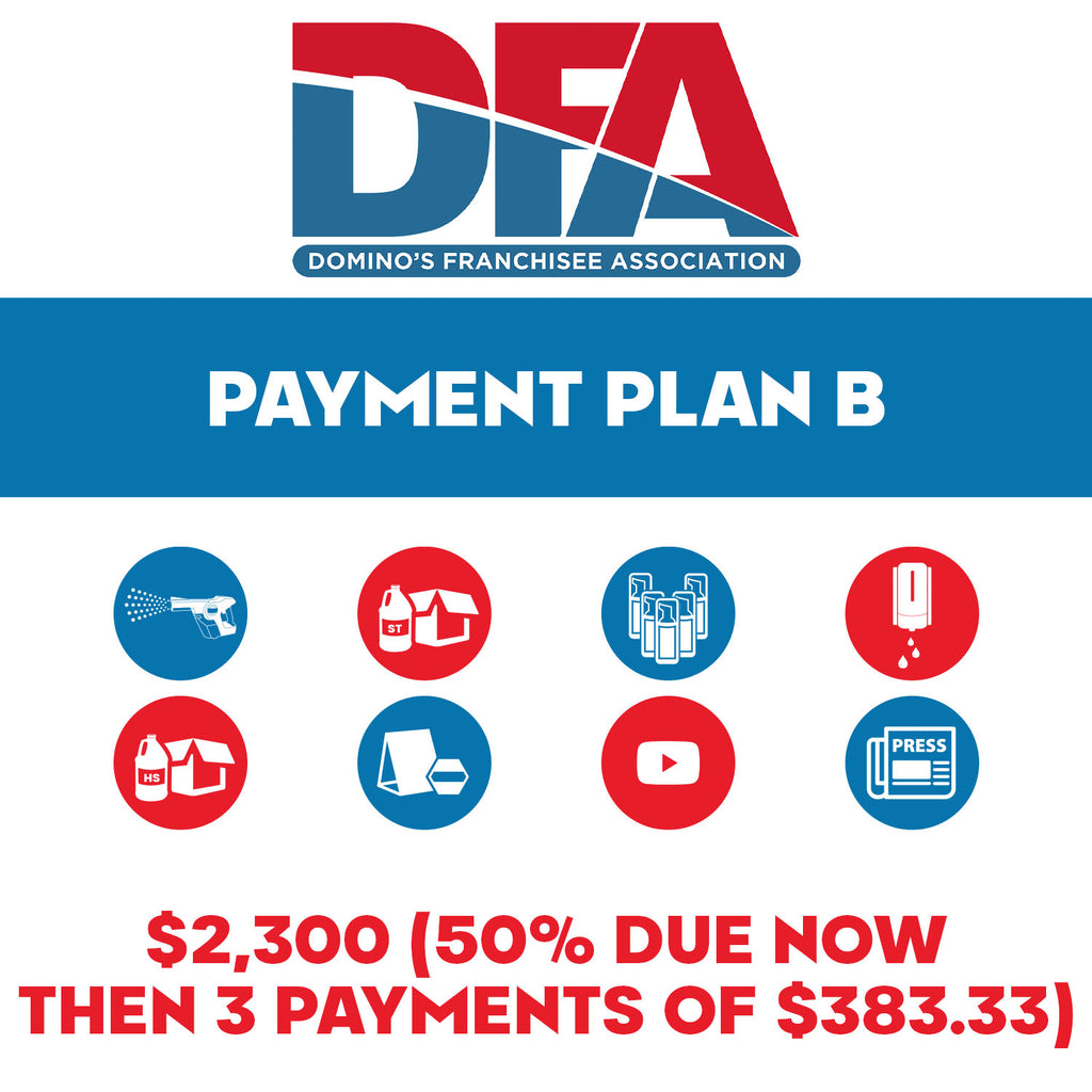 DFA Protection Package Option 1 Payment Plan B (50% due upfront, 3 additional payments of $383.33) - BiodomeProtection